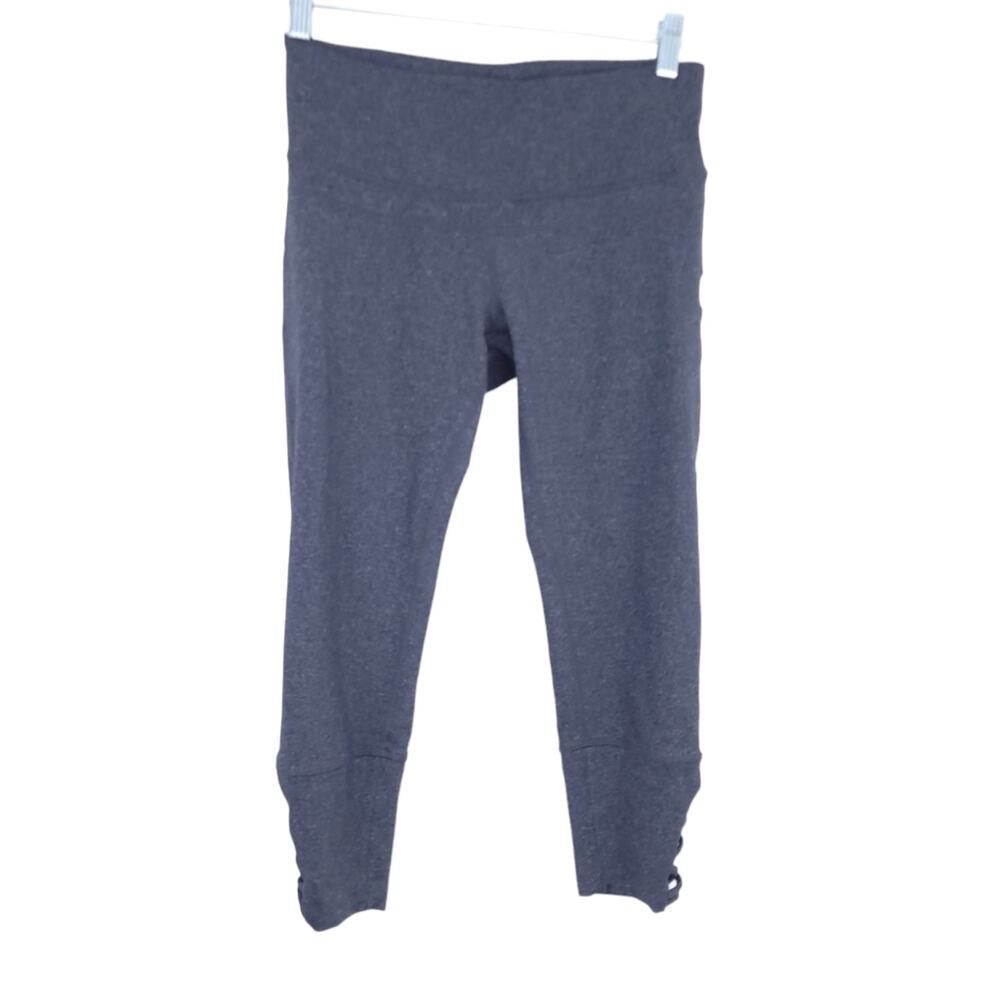 PrAna Workout Leggings Small Gray Yoga Athletic Pants Activewear Capris